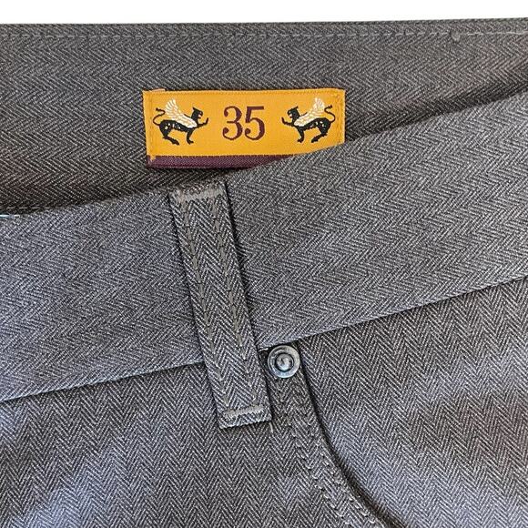 Enzo Tovare Berlin 20 Stretch Cotton Pant Straight Leg Sz 35 Casual Heritage NEW - Picture 7 of 15